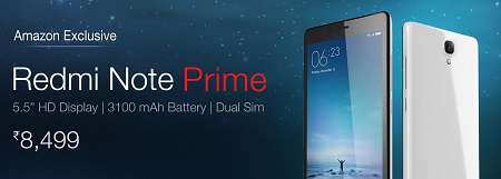 India Desire : Amazon-Buy Xiaomi Redmi Note Prime @Rs 7999
